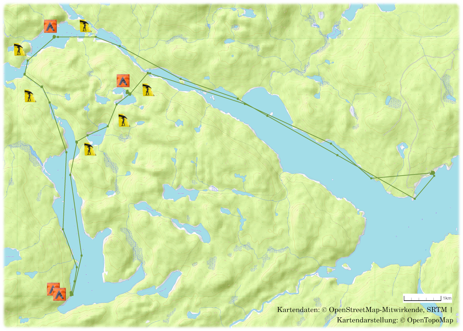 GPS track of our trip
