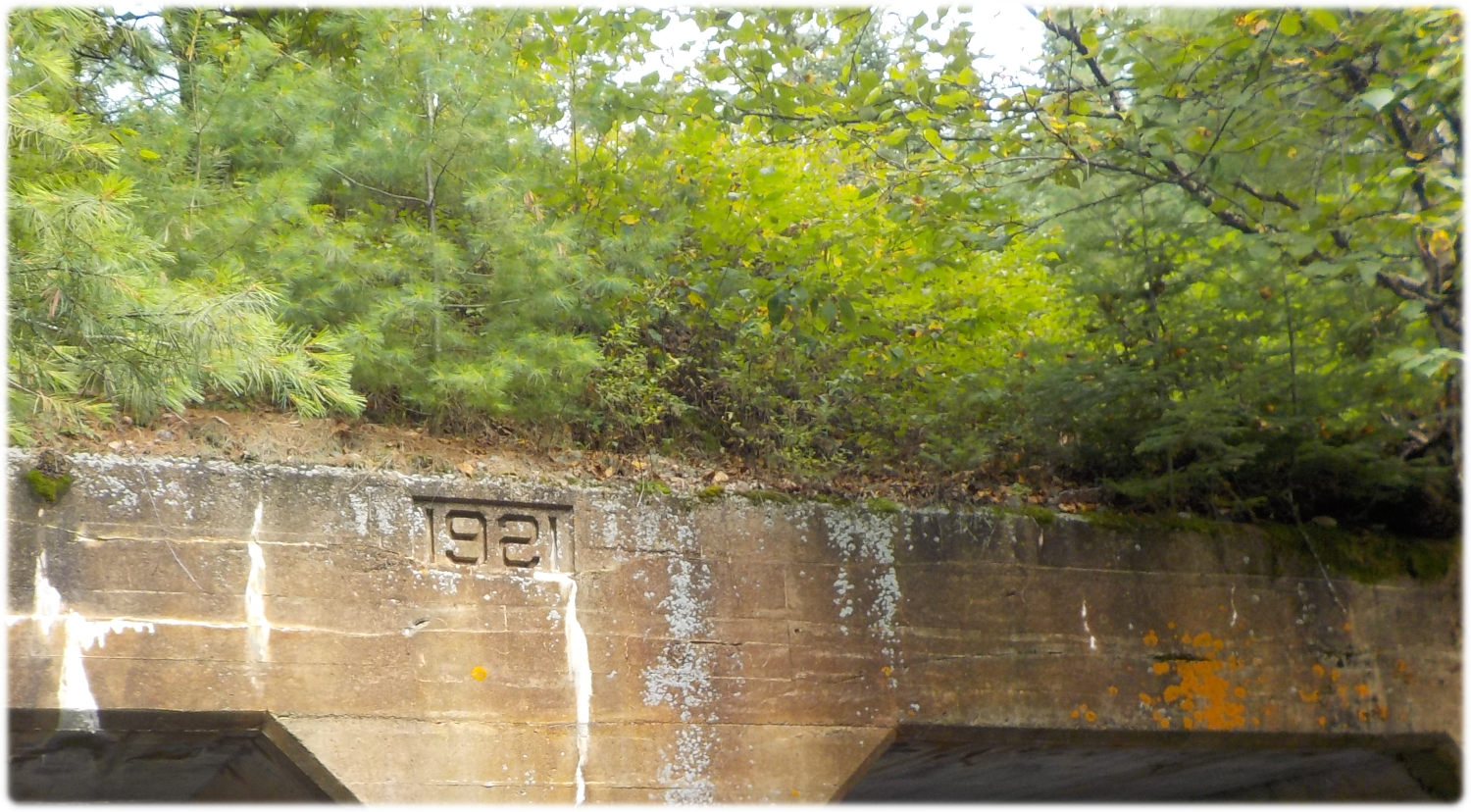 Rail bridge between Little Cedar and Aura Lee