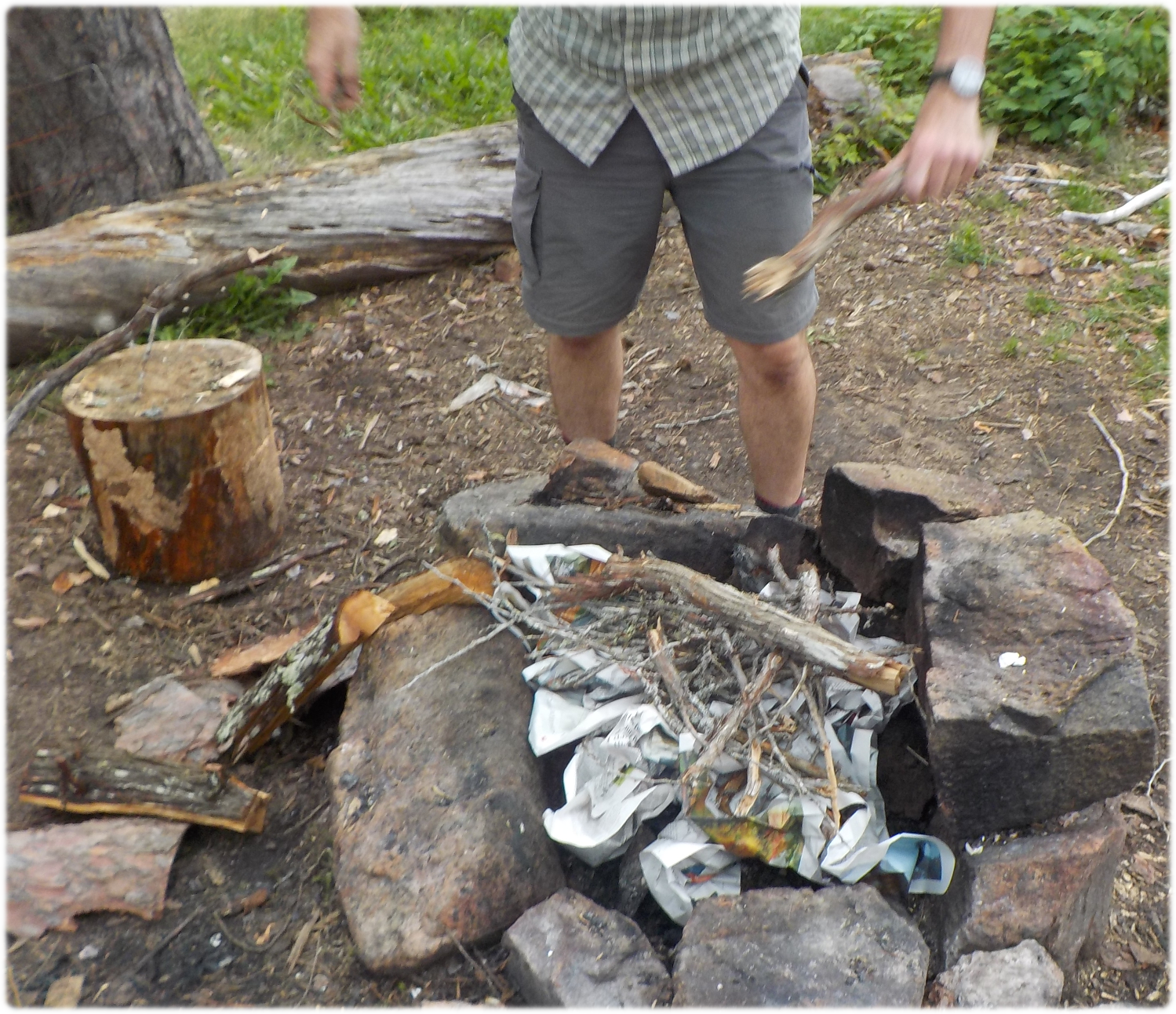 Getting fire ready