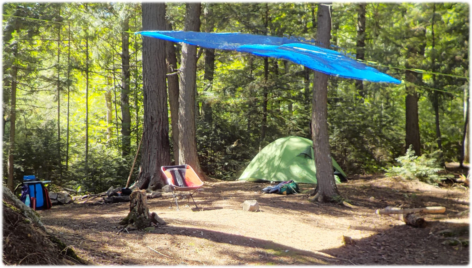 View of campsite