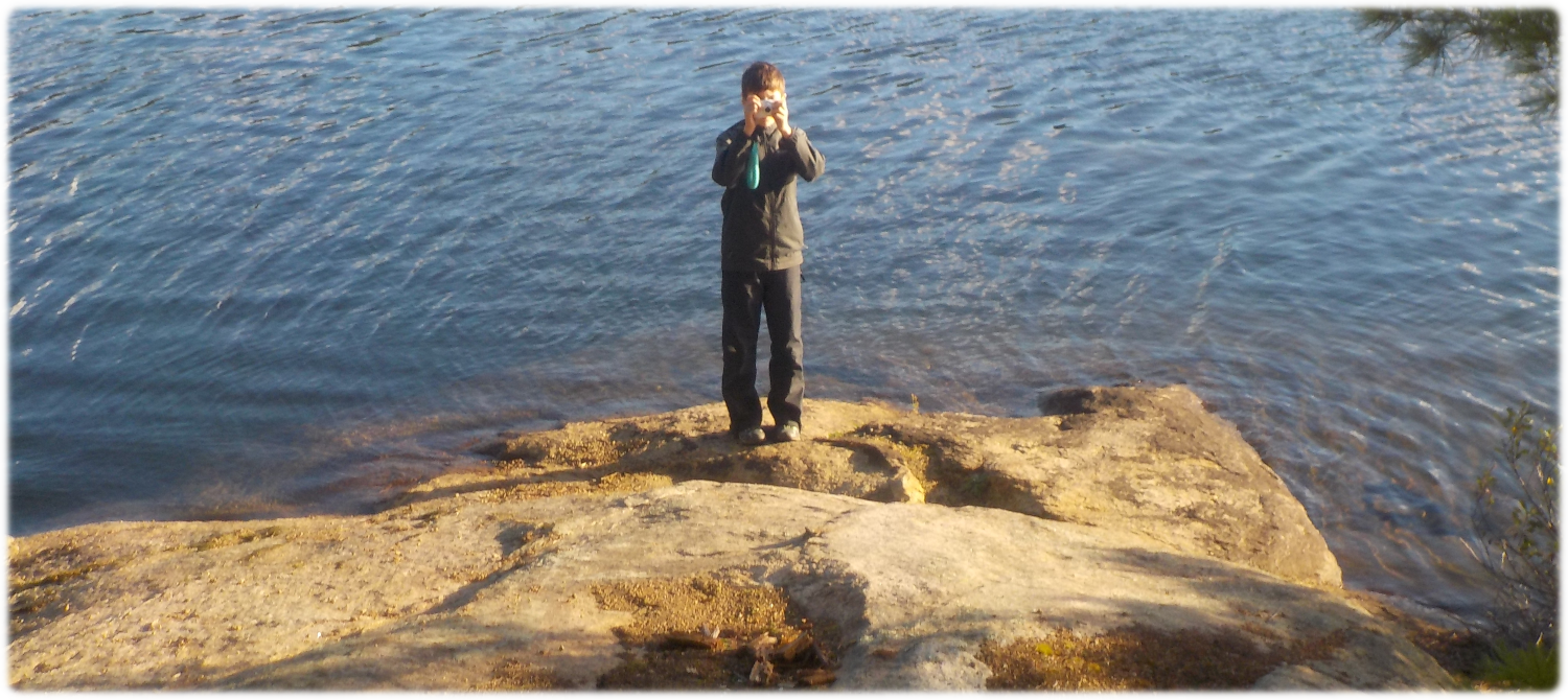Katherine photoing William