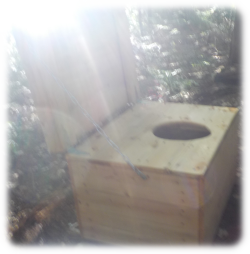 A fairly new thunderbox