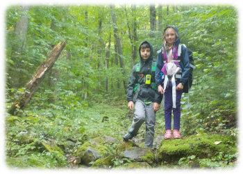 William and Katherine in portage mode