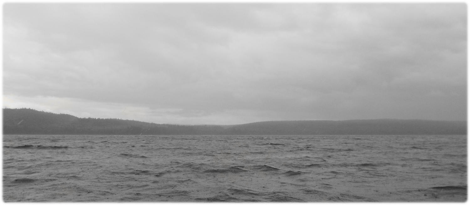 Stormy seas on Cedar Lake